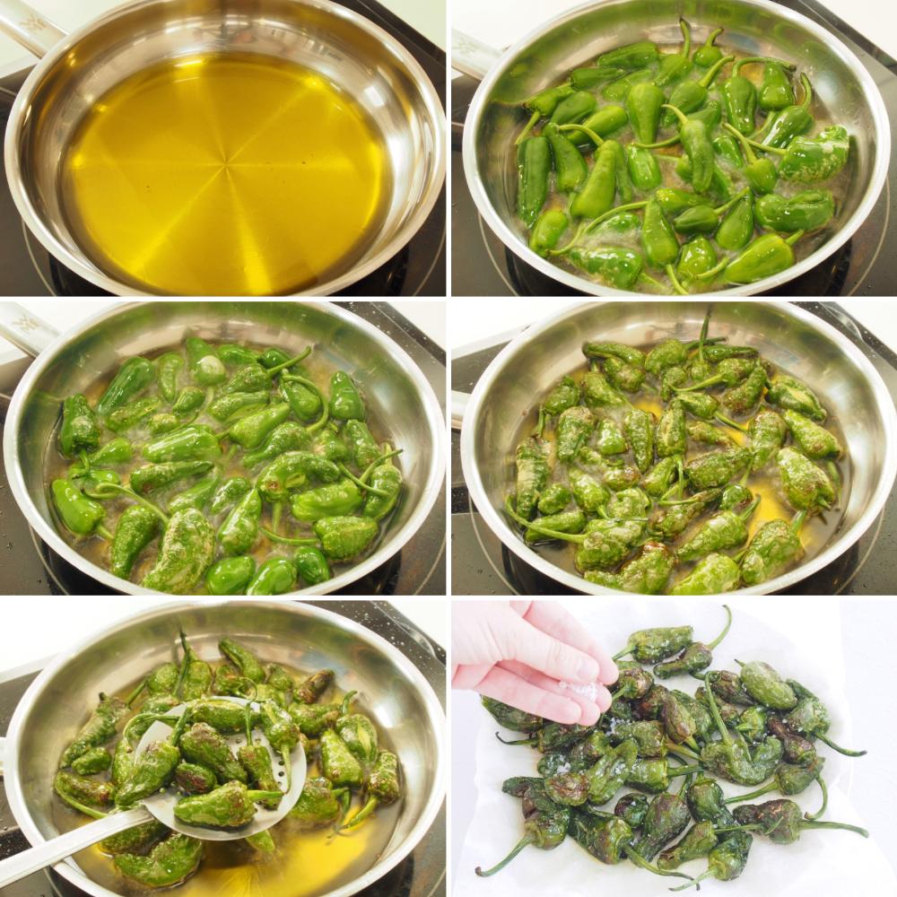 Pimientos de Padrón - Paso 3