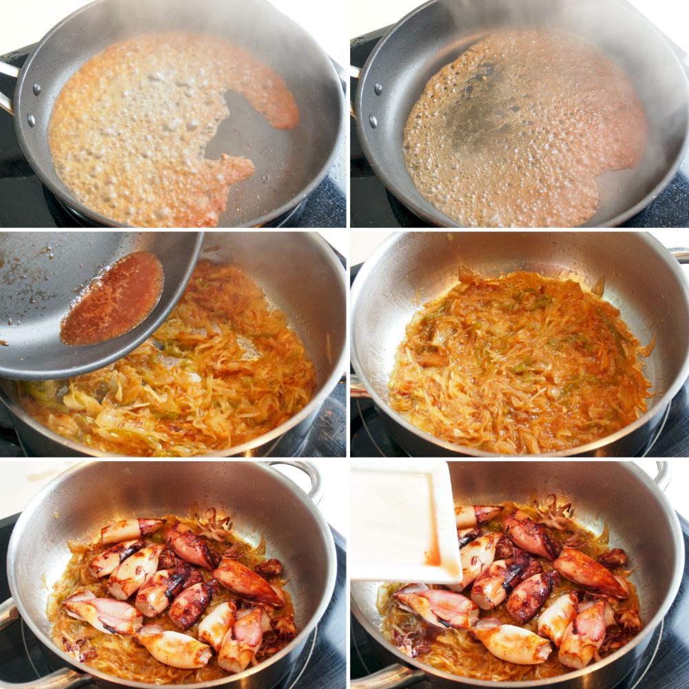 Chipirones encebollados - Paso 5