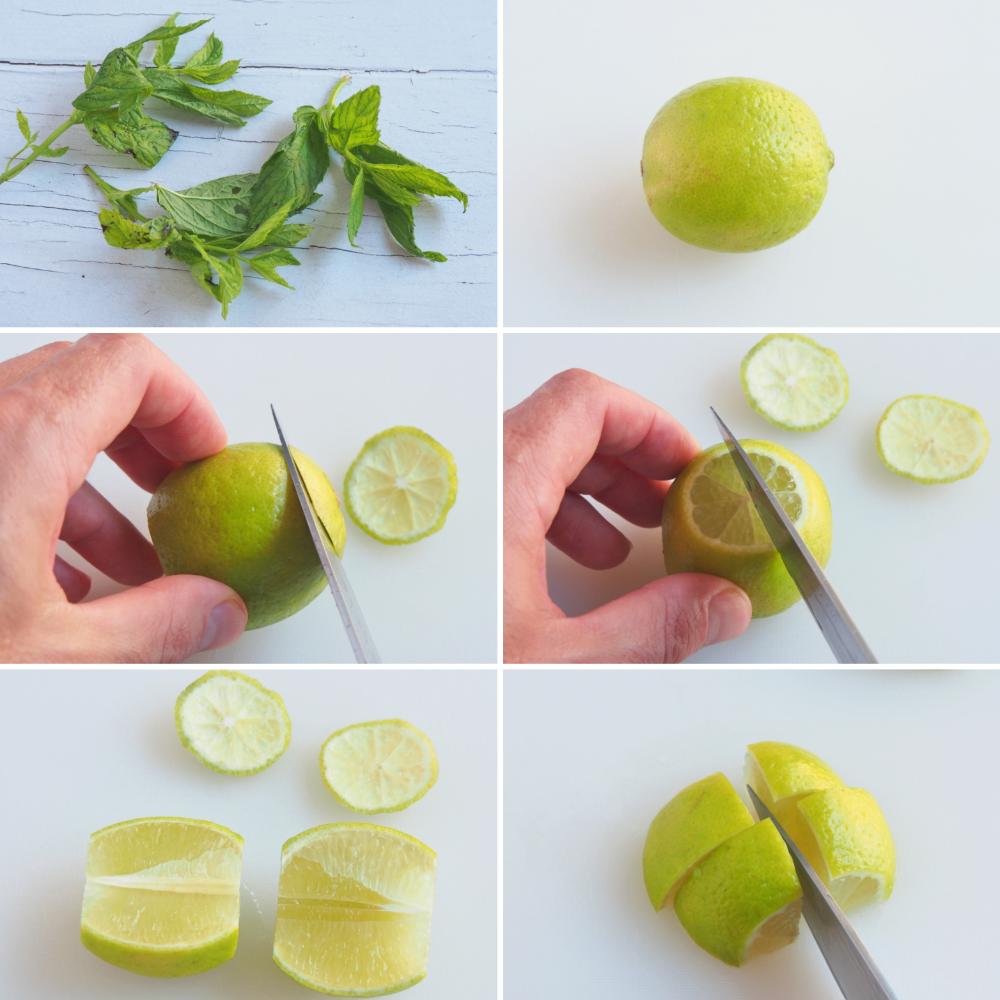 Mojito sin alcohol - Paso 2