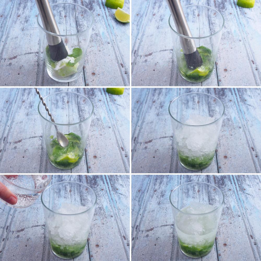 Mojito sin alcohol - Paso 4