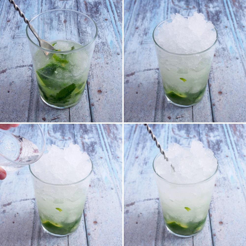 Mojito sin alcohol - Paso 5