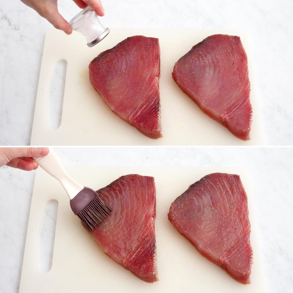 Atún a la plancha - Paso 2