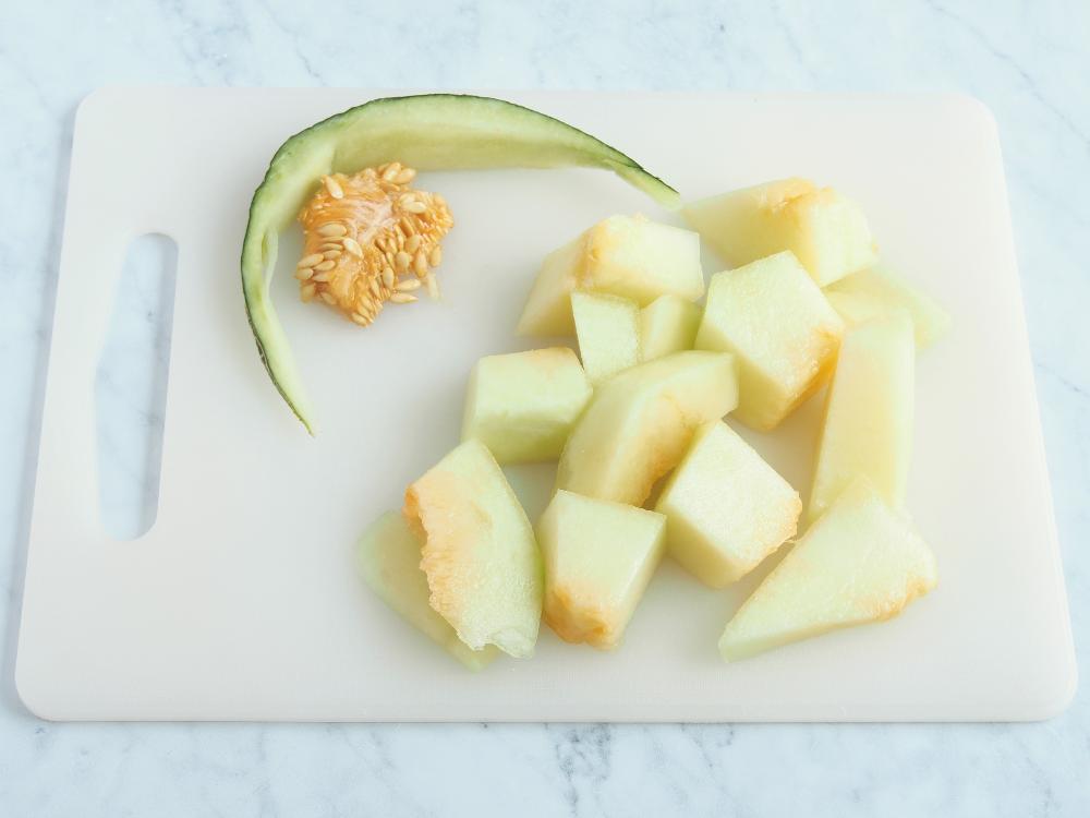 Batido de melón - Paso 1