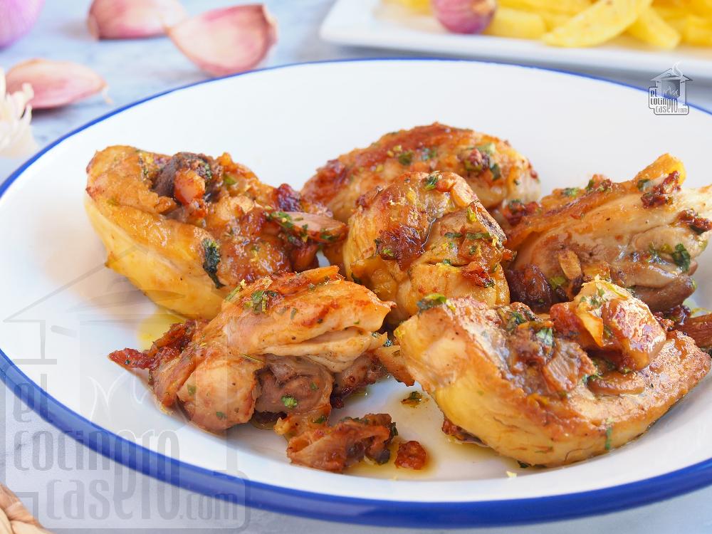 Cómo hacer pollo al ajillo fácil
