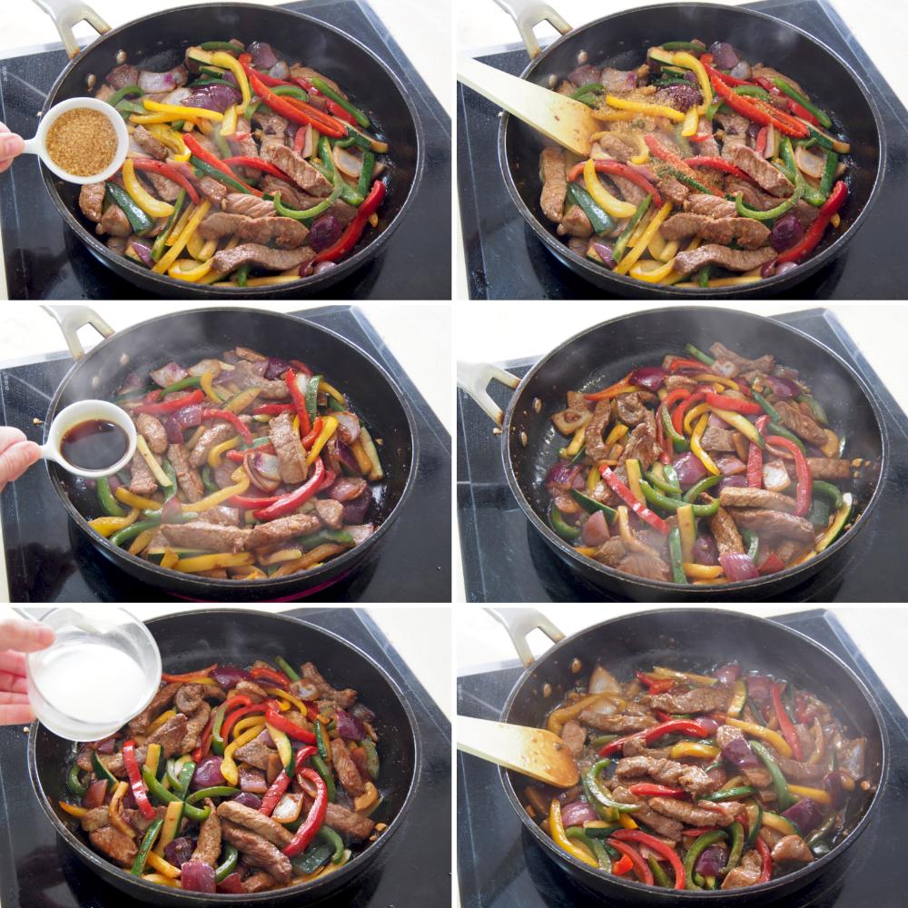 Salteado de ternera con verduras - Paso 5