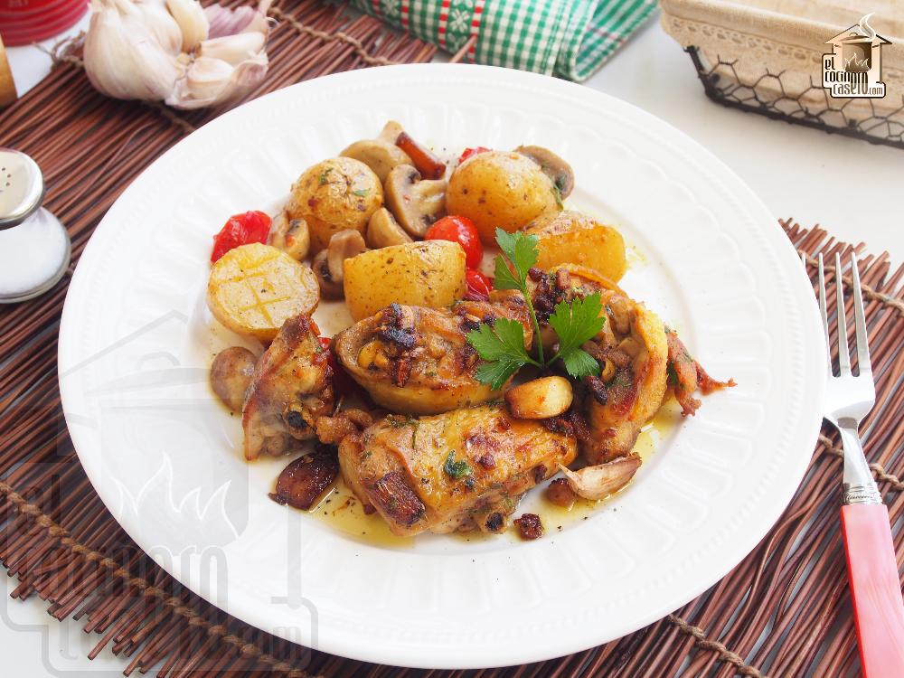 Pollo al ajillo · El cocinero casero - Carnes