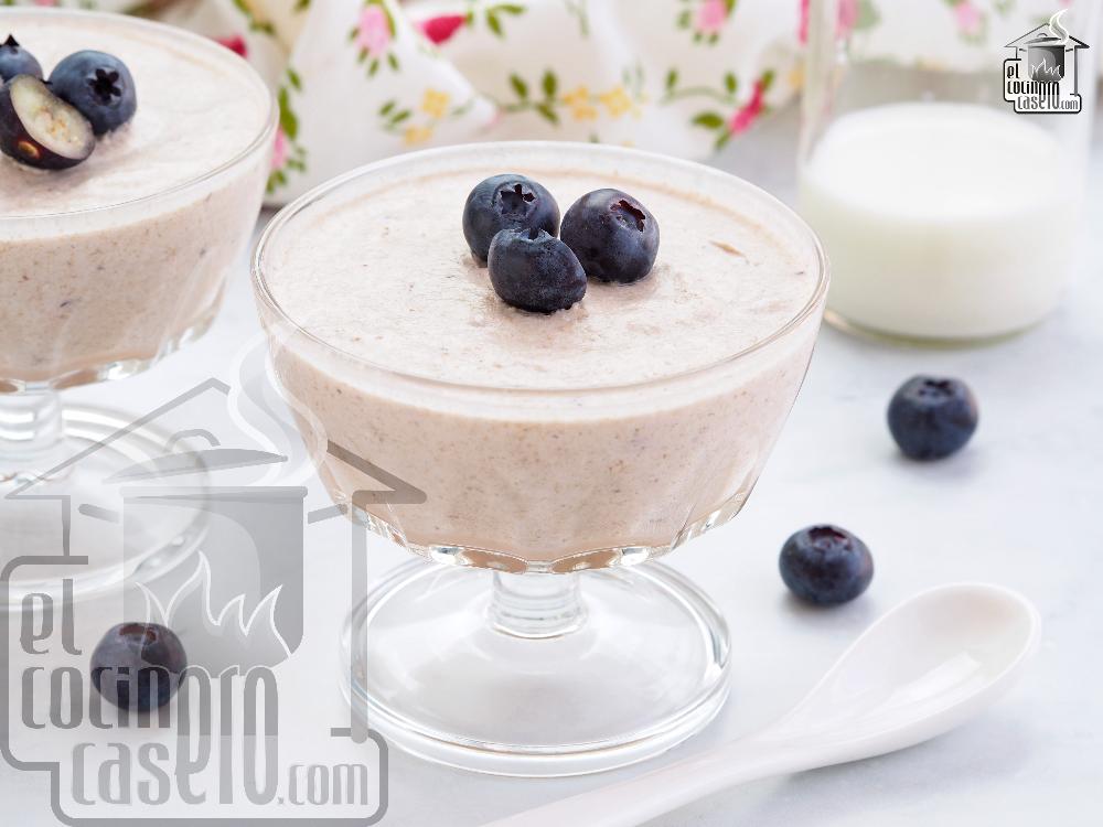 Mousse de arándanos