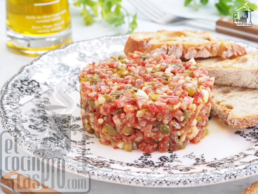 Tartar de fuet