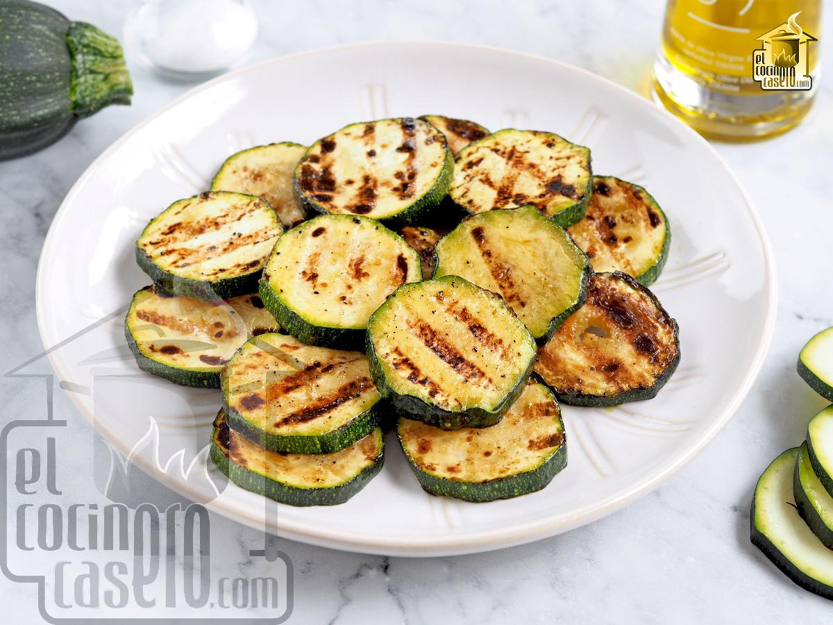 Calabac n A La Plancha El Cocinero Casero Verduras