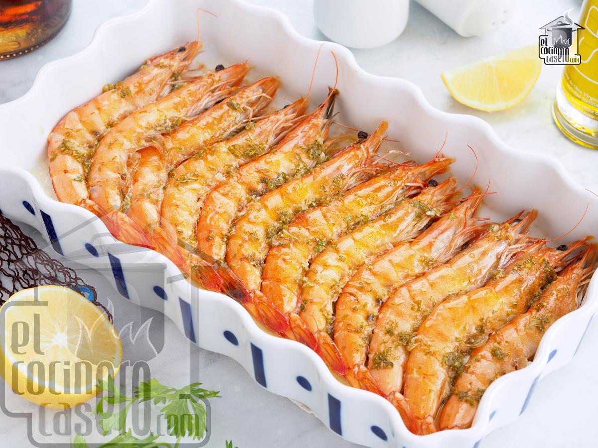 Langostinos al horno