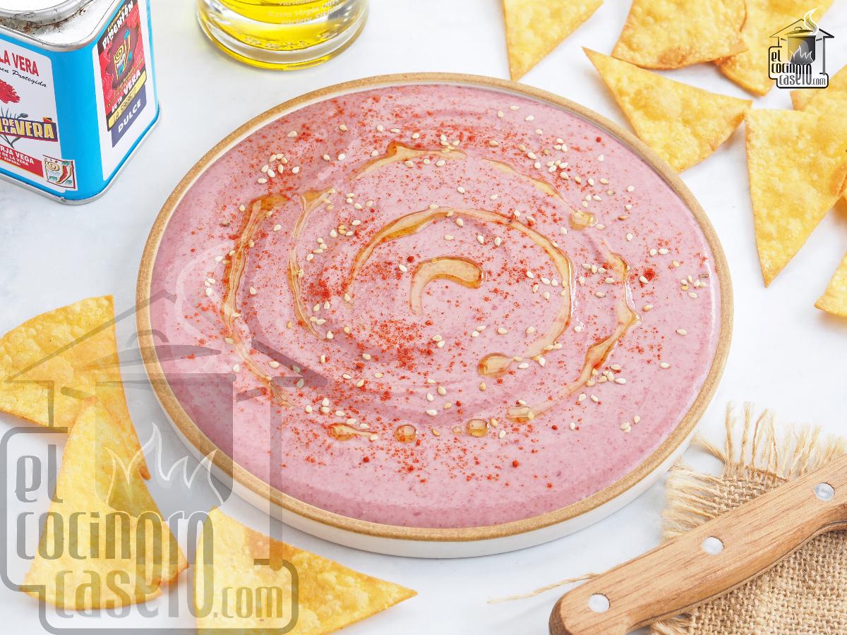 Hummus de alubias rojas
