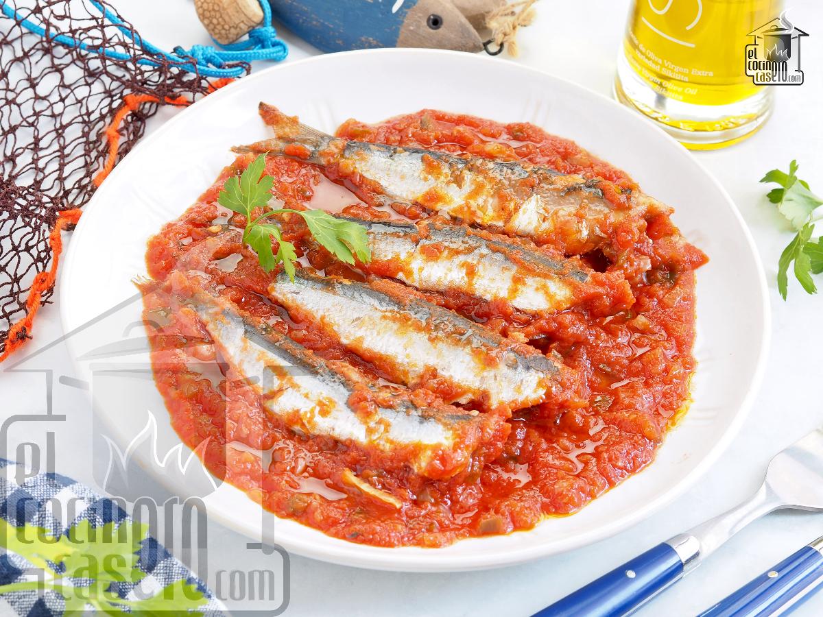 Sardinas con tomate